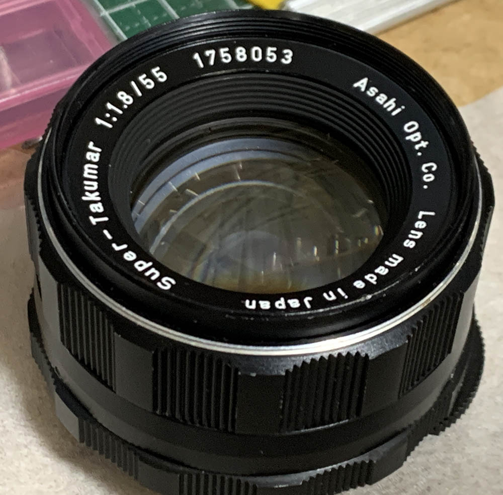 ống kính lens mf ngàm m42 takumar 55mm f1.8